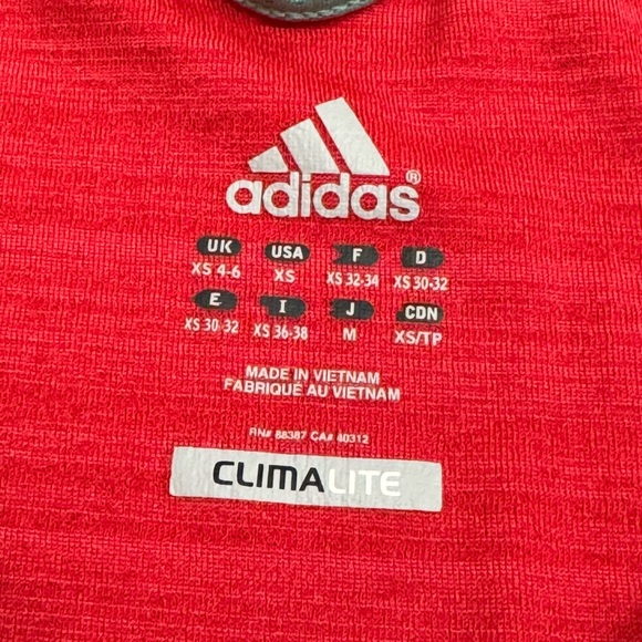 Adidas running shirt size Xsmall climalite long sleeve - Picture 8 of 9